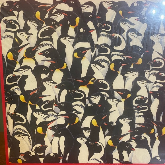 Vintage World’s Most Difficult Jigsaw Puzzle PENGUINS Double Sided - New Sealed - Picture 2 of 7